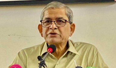 বঙ্গবাজারের অগ্নিকাণ্ডের ঘটনায় সরকার দায়ী: মির্জা ফখরুল