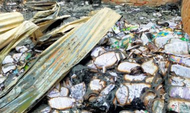 প্রতিপক্ষকে ফাঁসাতে বিদ্যালয়ে আগুন!