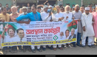 কাপাসিয়া ও গাজীপুর সদর বিএনপির অবস্থান কর্মসুচি পালিত