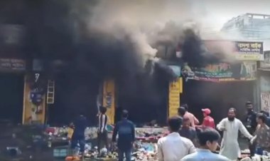 উত্তরায় বিজিবি মার্কেটে আগুন নিয়ন্ত্রণে