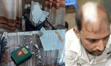 ছাদের পলেস্তারা ভেঙে পড়ে দুদক কর্মকর্তা আহত