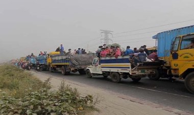 বঙ্গবন্ধু সেতু‌ মহাসড়কে ১০ কিমি যানজট