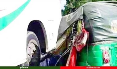 নরসিংদীতে দুই বাসের সংঘর্ষে প্রাণ গেলো শ্রমিকের