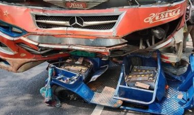 নেত্রকোনায় বাসচাপায় অটোরিকশার ২ যাত্রী নিহত