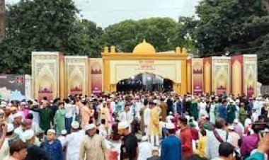 ঈদুল ফিতরের প্রধান জামাত অনুষ্ঠিত জাতীয় ঈদগাহে