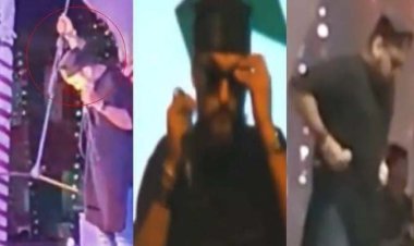 স্টেজে নোবেলের মাতলামি