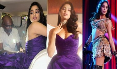 গাউন নিয়ে নাস্তানাবুদ জাহ্নবী