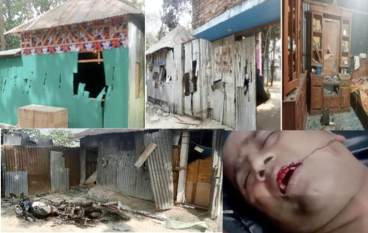 আড়াইহাজারে আ’লীগের দুই গ্রুপের দ্বন্দ্বে ১০ বাড়ী ভাংচুর ও অগ্নীসংযোগ