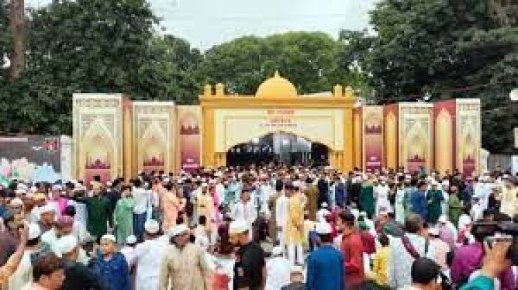 ঈদুল ফিতরের প্রধান জামাত অনুষ্ঠিত জাতীয় ঈদগাহে