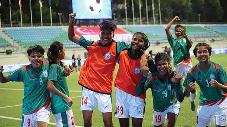 তুর্কমেনিস্তান ও সিঙ্গাপুরকে হারিয়ে দ্বিতীয় রাউন্ডে লাল-সবুজ জার্সিধারীরা