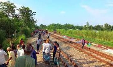ছাগল চরাতে গিয়ে ট্রেনে কাটা পড়ে বৃদ্ধার মৃত্যু