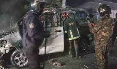 রংপুরে পুলিশ কমিশনারের কার্যালয়ে আগুন