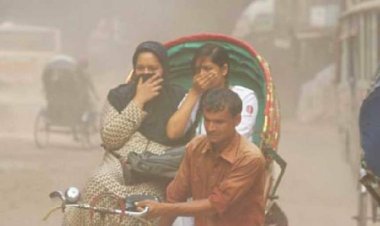 বায়ুদূষণে তৃতীয় স্থানে ঢাকা