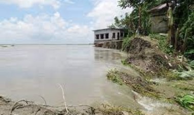 অসময়ে পদ্মায় ভাঙন, আতঙ্কে নির্ঘুম রাত কাটছে এলাকাবাসীর