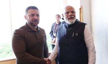 নরেন্দ্র মোদির সঙ্গে জেলেনস্কির সাক্ষাৎ