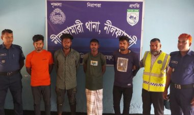 ১৭ মামলার আসামিসহ নীলফামারীতে ৪ চোর গ্রেপ্তার