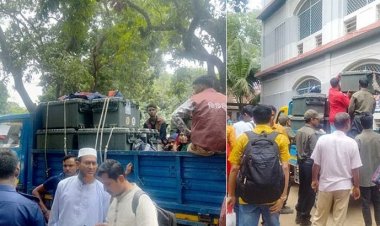 গাজীপুর নির্বাচন: ভোটের সরঞ্জাম যাচ্ছে কেন্দ্রে কেন্দ্রে