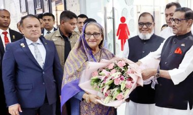 দেশে ফিরলেন প্রধানমন্ত্রী
