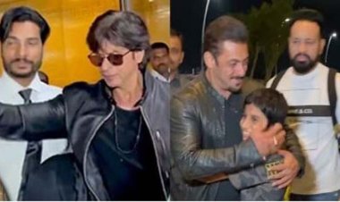 এয়ারপোর্টে মন কাড়লেন ভাইজান, কটাক্ষের শিকার শাহরুখ