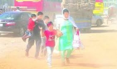 বায়ুদূষণের শীর্ষে আবারও ঢাকা