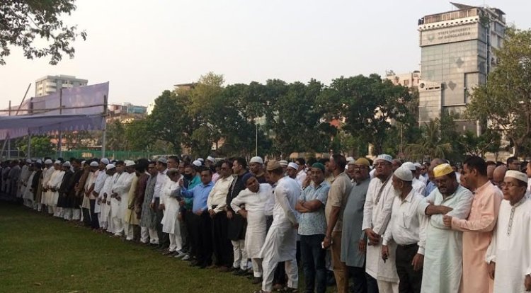 শিক্ষামন্ত্রী ডা. দীপু মনির মায়ের জানাজা সম্পন্ন