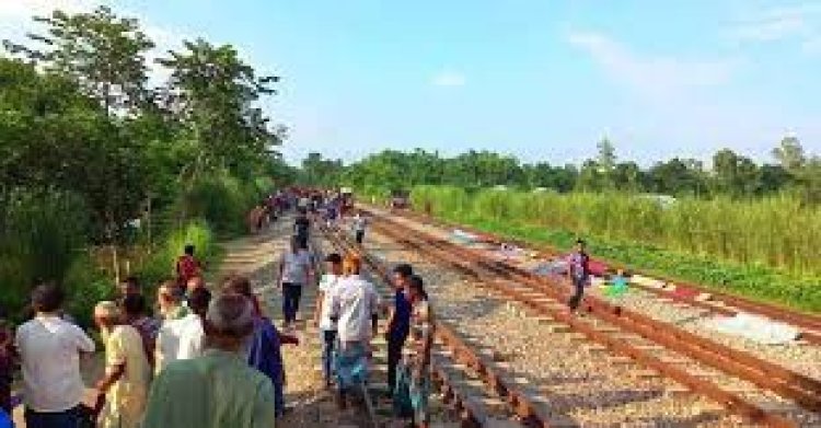 ছাগল চরাতে গিয়ে ট্রেনে কাটা পড়ে বৃদ্ধার মৃত্যু