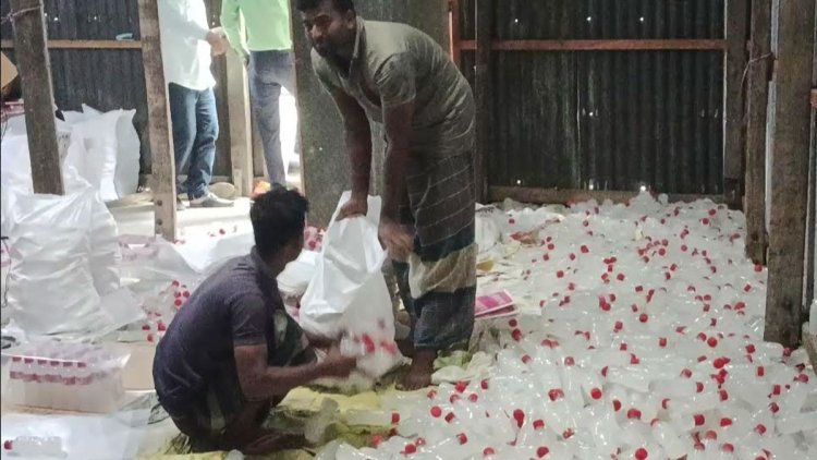 নামিদামি ব্র্যান্ডের মোড়কে নকল জুস, কারখানা সিলগালা