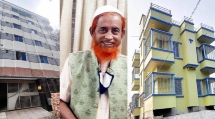 সিদ্ধিরগঞ্জে স্বামীর ঘুষের টাকায় স্ত্রীর আলিশান বাড়ি