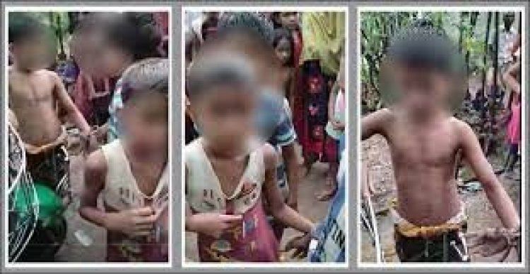 অটোরিকশায় বসে খেলা করায় ৪ শিশুকে বেঁধে নির্যাতন