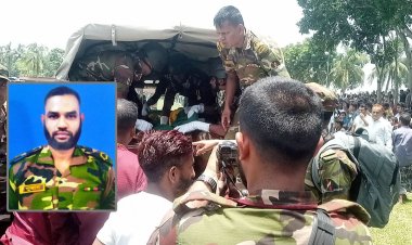 বান্দরবানে নিহত সেনা সদস্যের দাফন সম্পন্ন