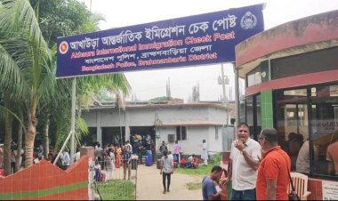 আখাউড়া দিয়ে যাত্রী পারাপার বন্ধ