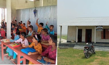 শিশুদের মাঝে শিক্ষার আলো পৌঁছে দিতে ইউএনও'র ব্যতিক্রমী উদ্যোগ