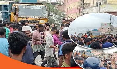 সিএনজি থেকে চাঁদা আদায়, চালকদের আন্দোলনে পোস্তগোলা ব্রিজ দিয়ে যান চলাচল বন্ধ