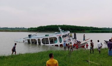 যাত্রী নামানোর পর ডুবে গেল লঞ্চ