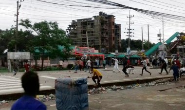 স্থানীয়দের সঙ্গে শাহজালাল বিশ্ববিদ্যালয় শিক্ষার্থীদের সংঘর্ষ