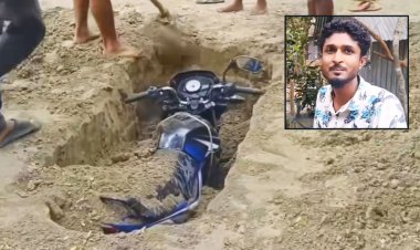 মোটরসাইকেল কবর দেওয়ার ঘটনাটি সাজানো ভিডিও কনটেন্ট  