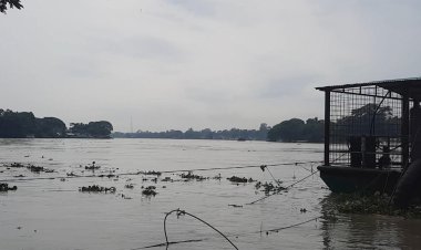 ভারী বর্ষণ-পাহাড়ি ঢলে বাড়ছে সুনামগঞ্জের নদ-নদীর পানি