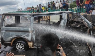 ভাঙ্গায় এম্বুলেন্সে বিস্ফোরণ,পুড়ে কয়লা ৭ যাত্রী