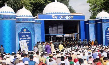 জাতীয় ঈদগাহে ঈদের জামাত সাড়ে ৭টায়, বৃষ্টি হলেও রয়েছে প্রস্তুতি