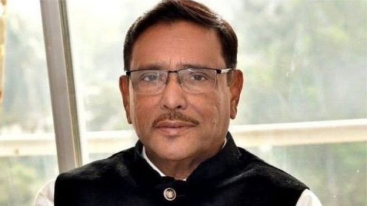 কাঙ্ক্ষিত স্যাংশন না পেয়ে মির্জা ফখরুল প্রলাপ বকছেন : কাদের