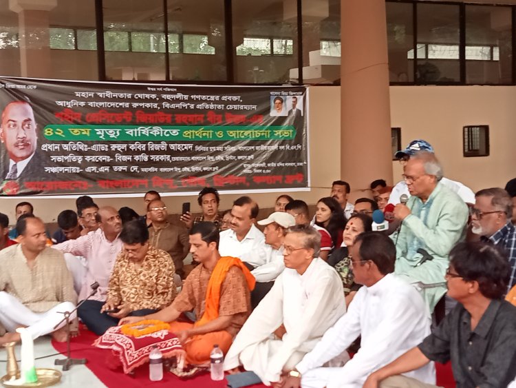 বিদ্যুৎ সংকটে প্রচন্ড খরতাপে সারাদেশ গ্যাস চেম্বারে পরিনত হয়েছে:রিজভী