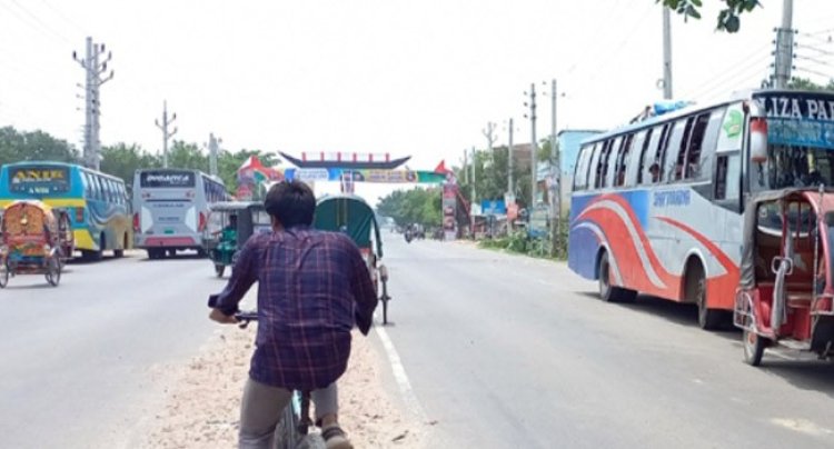 রাজবাড়ী থেকে ফের ঢাকাসহ সব রুটে বাস চলাচল বন্ধ