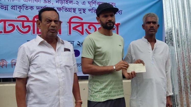 যা কিছু দেয় প্রধানমন্ত্রী, আমি না : মাশরাফি