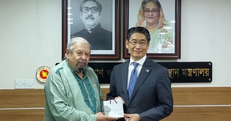 জাপানে দক্ষ কর্মী পাঠাতে রাষ্ট্রদূতের সঙ্গে মন্ত্রীর আলোচনা