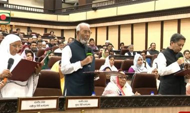 তিন সিটির মেয়রকে শপথ পাঠ করালেন প্রধানমন্ত্রী