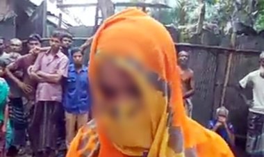 বিয়ের দাবিতে কলেজছাত্রের বাড়িতে ৩ সন্তানের জননীর অনশন