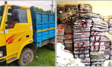 ট্রাকভর্তি ভারতীয় শাড়িসহ তিন চোরাকারবারি গ্রেফতার