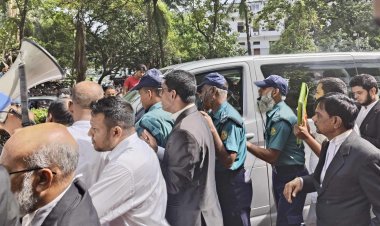 ইইউ প্রতিনিধি দলকে ঘিরে বিএনপিপন্থি আইনজীবীদের বিক্ষোভ