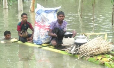 যমুনার পানি বেড়েছে ২৮ সেন্টিমিটার, বন্যা আতঙ্কে চরের মানুষ