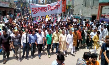 ময়মনসিংহ বিএনপির পদযাত্রায় শান্তিপূর্ন শোডাউন, হিটস্ট্রেকে যুবদল নেতার মৃত্যু